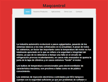 Tablet Screenshot of maqcontrol.com